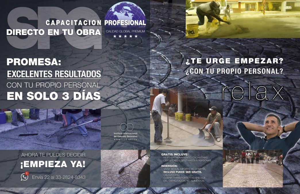 Capacitación directa en obra para sistemas profesionales SPG