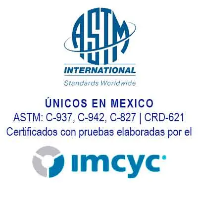 ASTM pruebas técnicas para materiales SPG