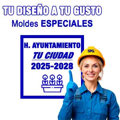 Moldes especiales para concreto estampado SPG